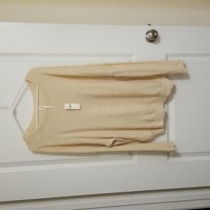 NWT Anthropologie Cream Damiana Dolman Pullover Size Large